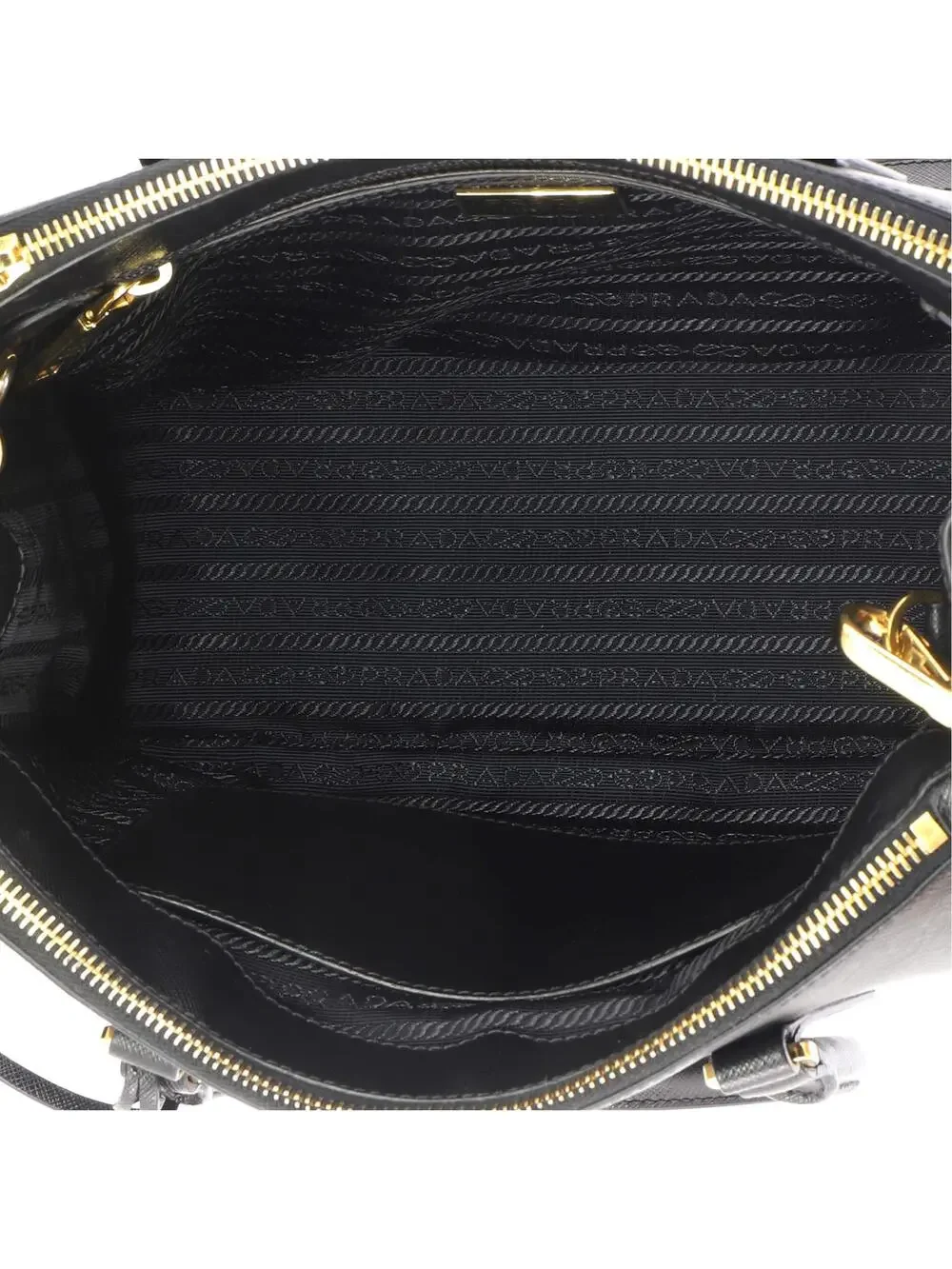 Prada Galleria Double Zip Tote Saffiano #334703P15B